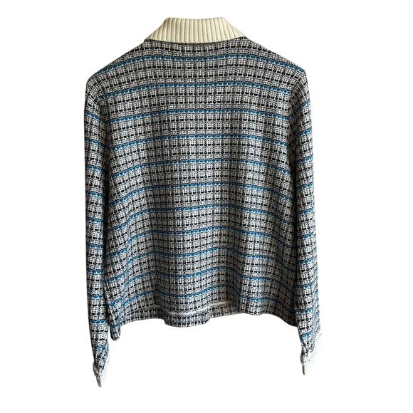 Talbots Mademoiselle Plaid Coatigan Cardigan Lady Jacket XL Petite - Picture 6 of 9